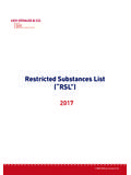 Restricted Substances List (“RSL”) - Levi Strauss