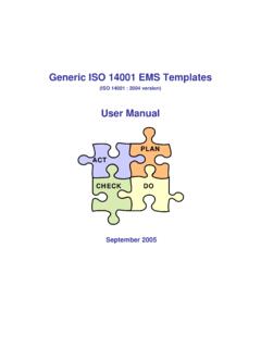 Generic ISO 14001 EMS Templates - epd.gov.hk