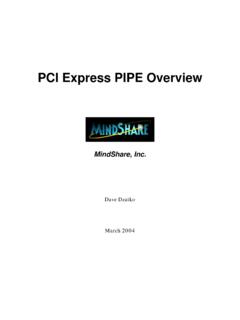 PCI Express PIPE Overview - MindShare