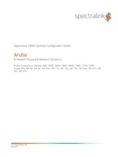 Aruba VIEW Configuration Guide