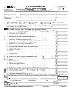 2017 Form 1065-B - Internal Revenue Service