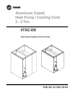 Aluminum Cased Heat Pump / Cooling Coils 2 - 5 Ton 4TXC-DS