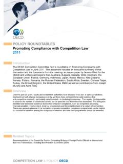 Promoting Compliance with Competition Law - OECD.org