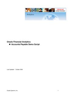 Accounts Payable Analytics demo script - bic2g.com