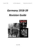 Germany 1918-39 Revision Guide - acleacademy.co.uk