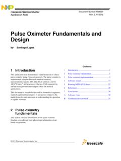 Pulse Oximeter - Fundamentals and Design