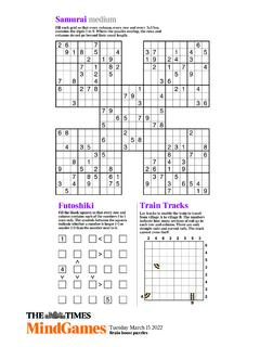 puzzles to give your brain an extended workout Every day ...