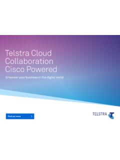 Telstra Cloud Collaboration Cisco Powered