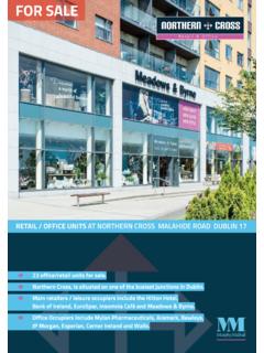 RETAIL / OFFICE UNITS AT NORTHERN CROSS …