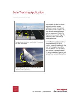 Solar Tracking Application - Rockwell Automation