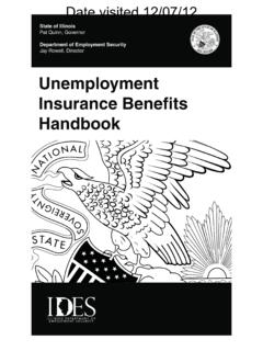 Unemployment Insurance Beneﬁts Handbook