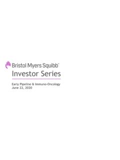 Bristol Myers Squibb Investor Day