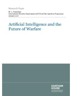 Artificial Intelligence and the Future of Warfare