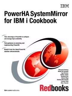 PowerHA SystemMirror for IBM i Cookbook - IBM …
