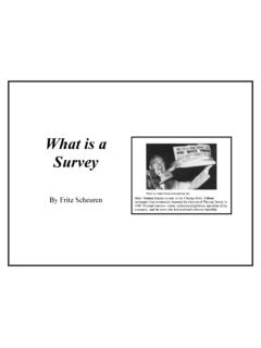 What is a Survey