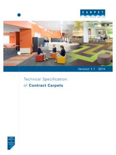 Technical Specification of Contract Carpets