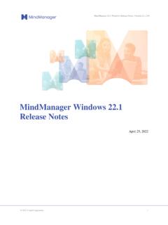 MindManager Windows 22 Release Notes