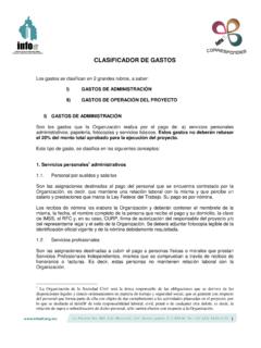 Anexo. Clasificador de Gastos 2013 - infodf.org.mx