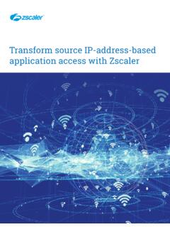 Transform Source IP-address-based Application Access