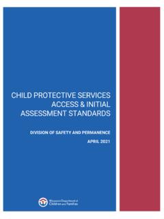 Child Protective Services Access &amp; Initial Assessment ...