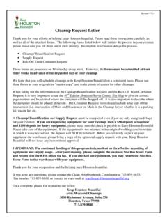 Cleanup Request Letter - khb