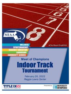 Meet of Champions Indoor Track