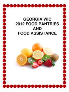 FOOD PANTRIES AND FOOD ASSISTANCE PROGRAMS