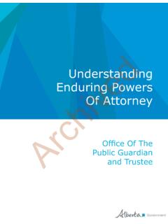 Understanding Enduring Powers Of Attorney - Alberta