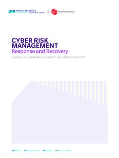 Cyber Risk Management: Response and Recovery - …