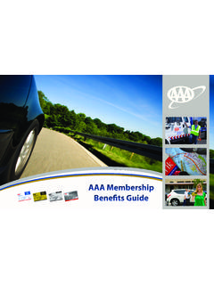 AAA Membership Bene ts Guide