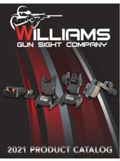 SELF DEFENSE PISTOL FIRESIGHTS - Williams Gun Sight