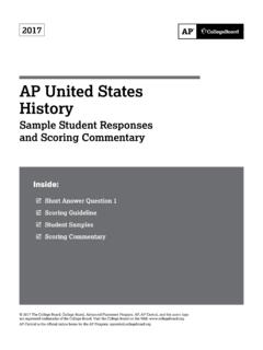 AP United States History - College Board
