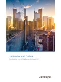 2018 Global M&amp;A Outlook - J.P. Morgan