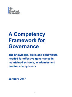 A competency framework for governance - UCL …
