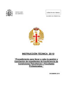 INSTRUCCI&#211;N T&#201;CNICA 20/10 - derecho-militar.es