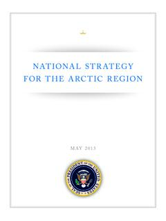 NATIONAL STRATEGY FOR THE ARCTIC REGION - …