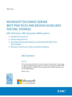 Microsoft Exchange Server Best Practices and …