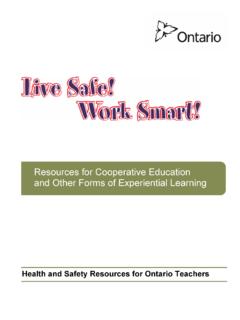 Resources for Cooperative Education and Other Forms of ...