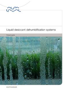 Liquid desiccant dehumidification systems