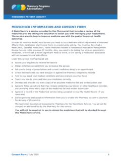 MEDSCHECK INFORMATION AND CONSENT FORM - AHA