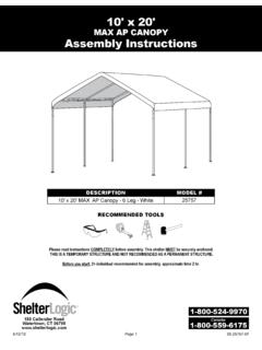 MAX AP CANOPY Assembly Instructions - …