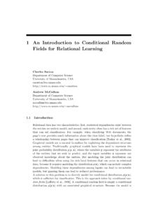 1 An Introduction to Conditional Random Fields for …