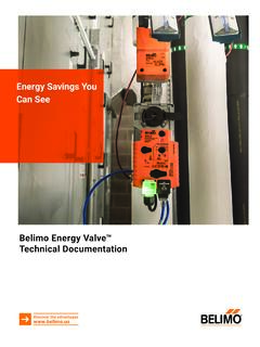 Belimo Energy Valve™ Technical Documentation