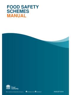 FOOD SAFETY SCHEMES MANUAL