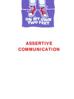ASSERTIVE COMMUNICATION - SPHE