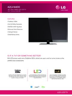 FEATURES - LG Electronics