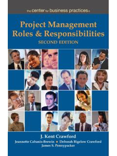 Project Management Roles &amp; Responsibilities