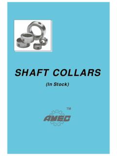 SHAFT COLLARS - AMEC Industry