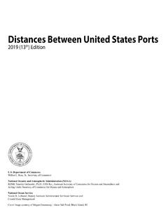 Distances Between United States Ports