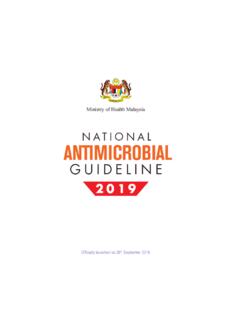 National Antimicrobial Guideline 2019 - Pharmacy